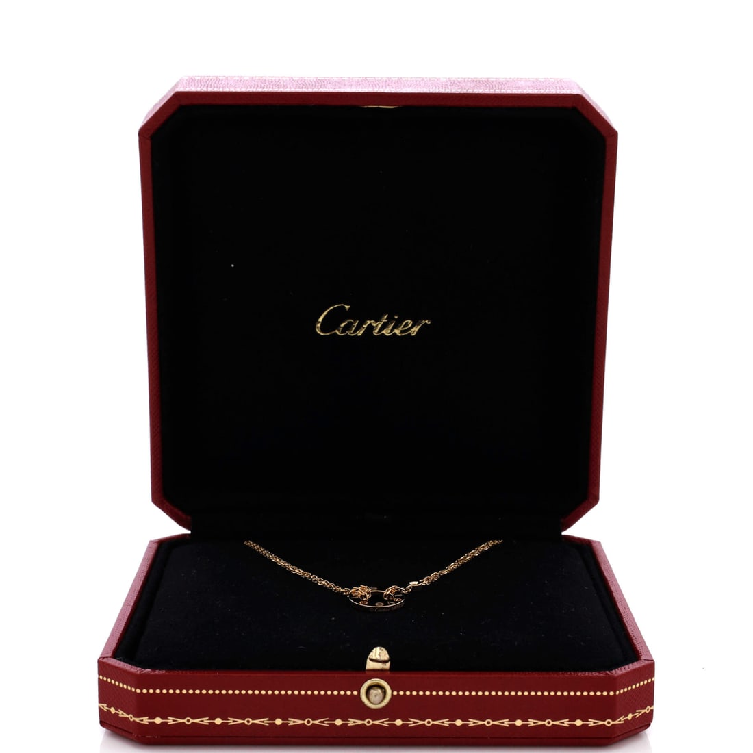 Cartier 2 Diamonds Love Pendant Necklace 18K Yellow Gold and Diamonds (1 of 3)