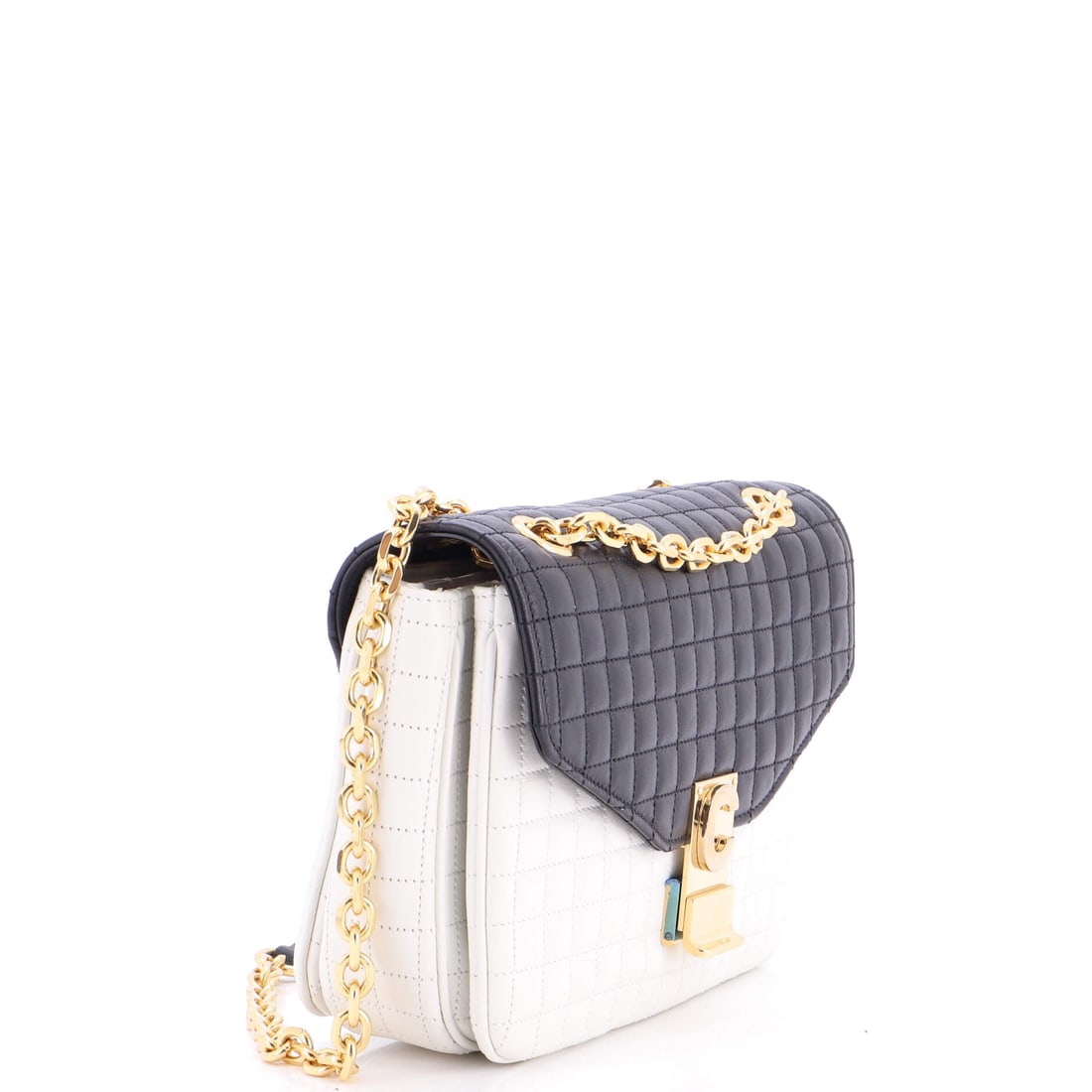 Celine C Bag Quilted Leather Medium: Luxe, purposeful, and built to outlast the moment: the Celine C Bag Quilted Leather Medium in Black, White arrives as a mid-size Leather bag with the kind of design integrity that the understated Fren
