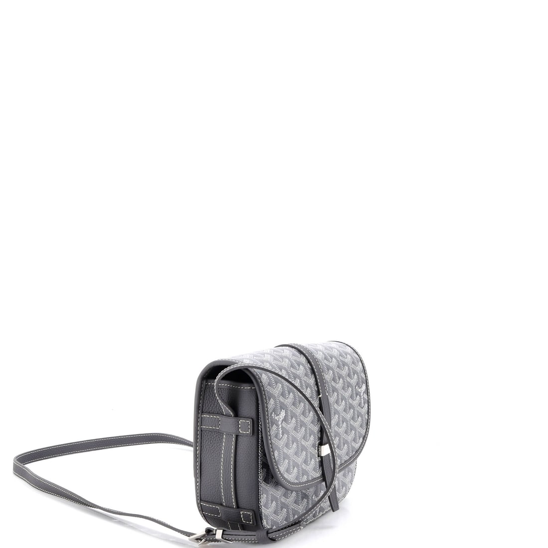 Goyard Belvedere II Messenger Bag Coated Canvas PM: Your wardrobe has been asking for this. The Goyard Belvedere II Messenger Bag Coated Canvas PM, a compact bag in Gray in Coated Canvas, Canvas, brings the full authority of the historic Parisian