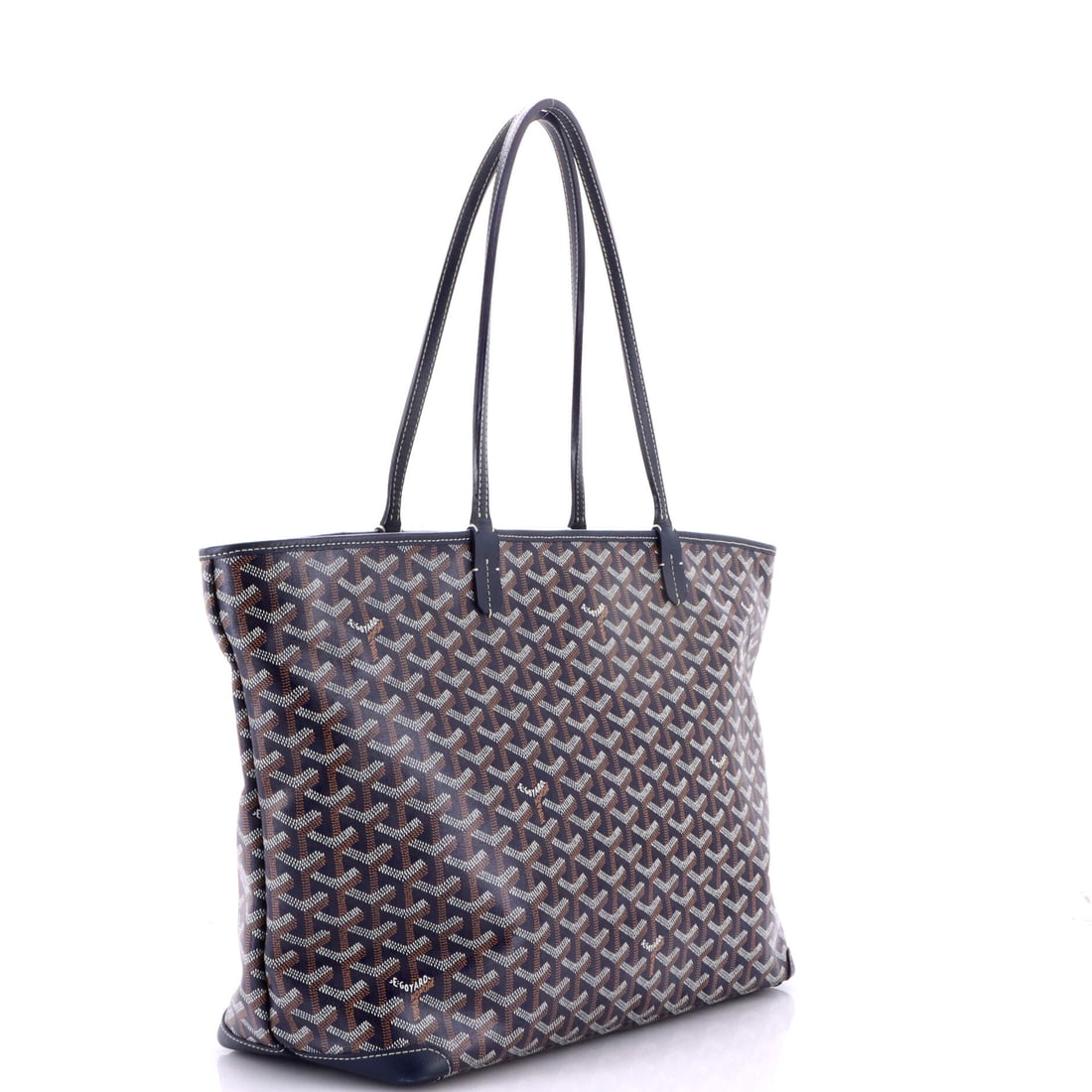 Goyard Artois Tote Coated Canvas MM: There are totes, and then there are Goyard totes. The Artois Tote Coated Canvas MM in Blue falls firmly in the latter -- a piece that embodies hand-painted canvas and every standard the house has spen