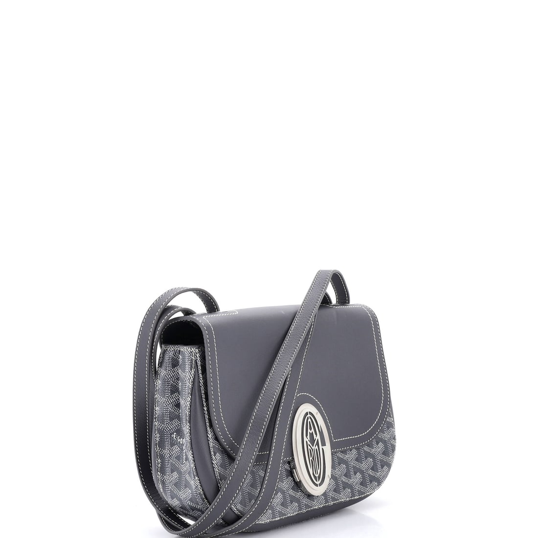 Goyard 233 Bag Coated Canvas and Leather: The quietest statement is often the loudest. The Goyard 233 Bag Coated Canvas and Leather in Gray -- a Coated Canvas, Leather bag -- speaks entirely through quality, for those with the eye to hear it.