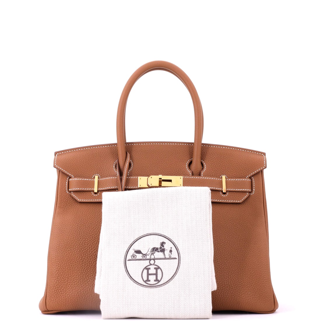 Hermes Birkin Handbag Brown Togo with Gold Hardware 30: What separates a great bag from an exceptional one? Provenance, material, and design. The Hermes Birkin Handbag Brown Togo with Gold Hardware 30 in Brown excels in all three without appearing to try.