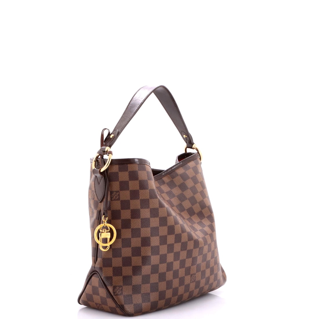 Louis Vuitton Delightful NM Handbag Damier MM: The Louis Vuitton Delightful NM Handbag Damier MM in Brown occupies that rare category of object that functions beautifully and looks extraordinary. In fine materials, mid-size scaled for real life,