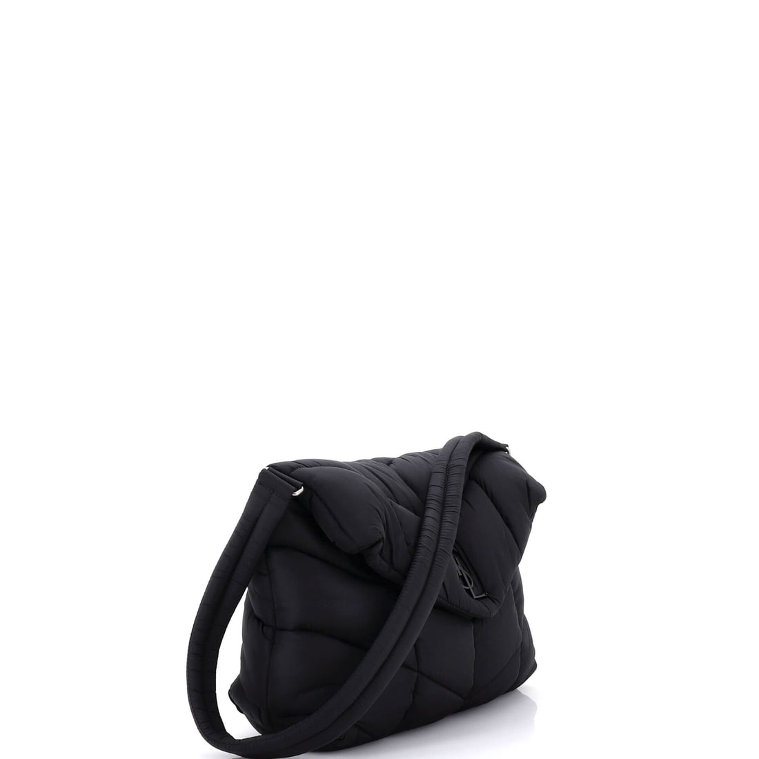 Saint Laurent Loulou Puffer Messenger Bag Quilted Econyl: Rarely does a bag reward repeated first glances the way the Saint Laurent Loulou Puffer Messenger Bag Quilted Econyl in Black does. In fine materials, proportioned, and meticulously constructed -- thi