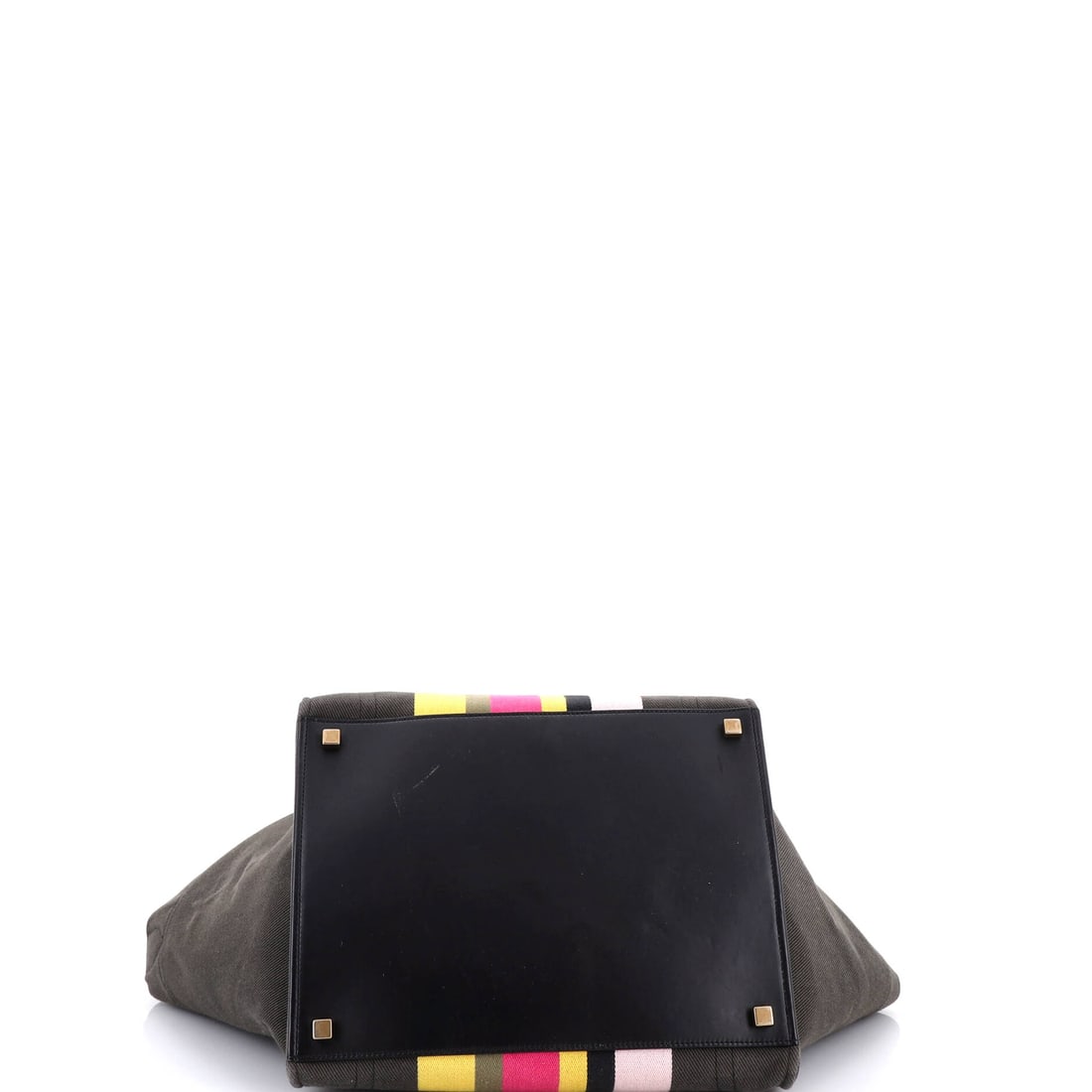 Celine Phantom Bag Striped Canvas Medium - 3