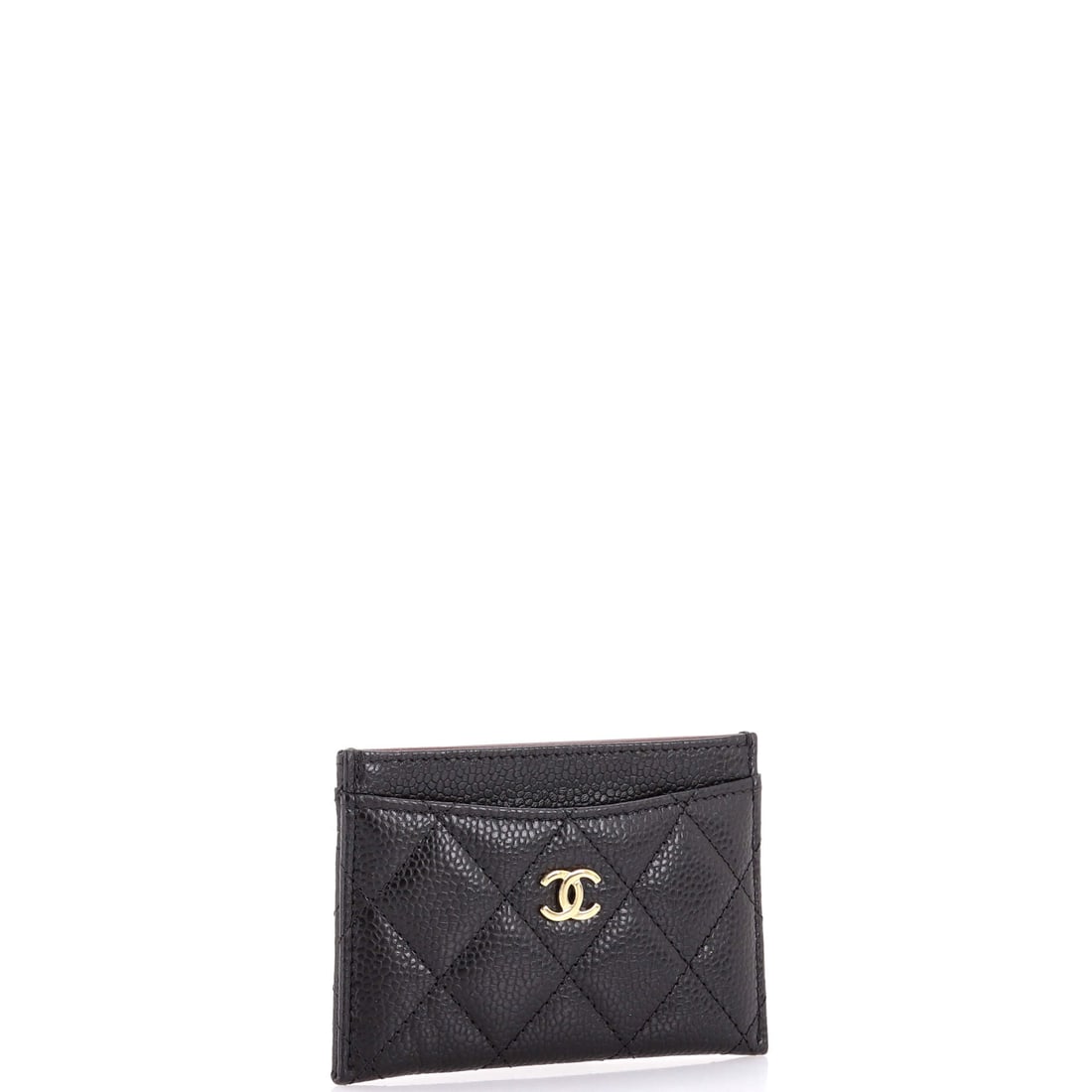 Chanel Classic Card Holder Quilted Caviar (1 of 3)