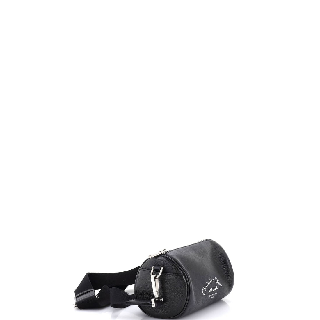 Christian Dior Roller Messenger Bag Leather: An icon, revisited and reimagined. Christian Dior delivers once again with this Black leather Roller Messenger Bag Leather. Measuring 5" H x 8" W x 5" D, it's perfectly proportioned for everyday luxur