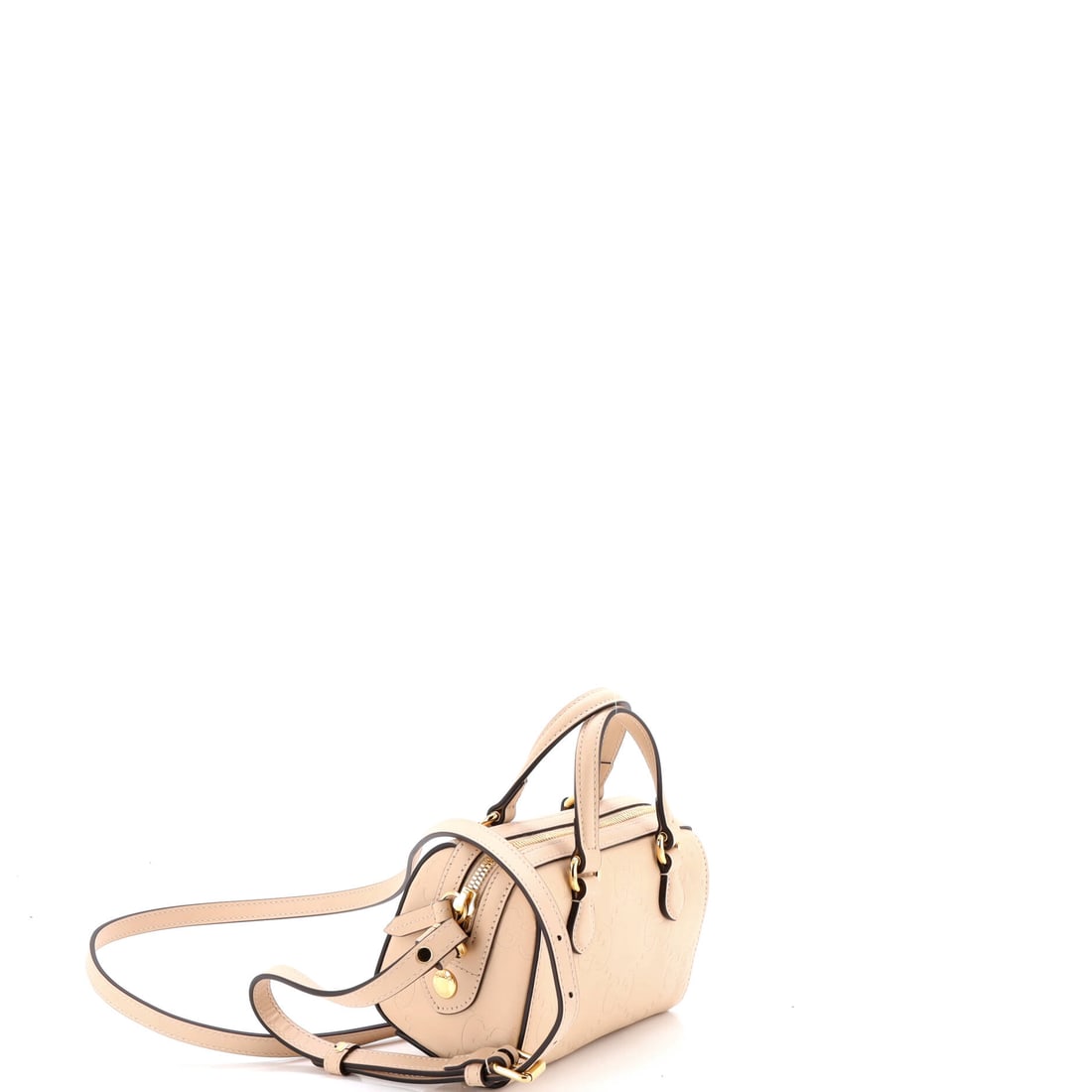 Gucci Convertible Boston Bag Jumbo GG Embossed Leather Super Mini (1 of 3)