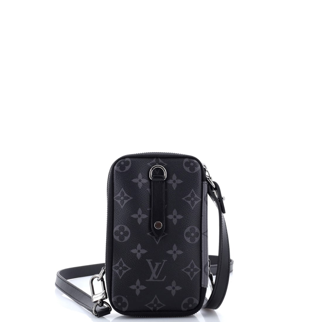 Louis Vuitton Double Phone Pouch Reverse Monogram Eclipse Canvas - 2