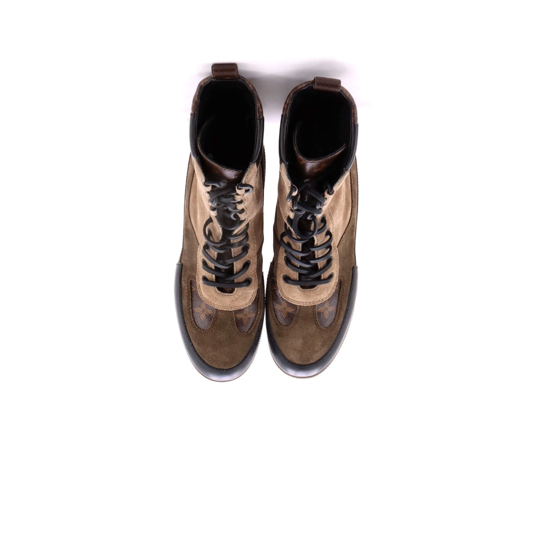 Louis Vuitton Women's Laureate Platform Desert Boots Leather with Suede (1 of 3)