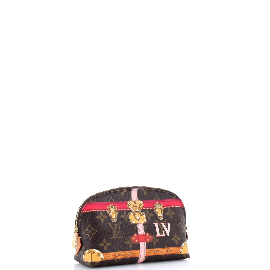 Louis Vuitton Cosmetic Pouch Limited Edition Summer Trunks Monogram Canvas (1 of 3)