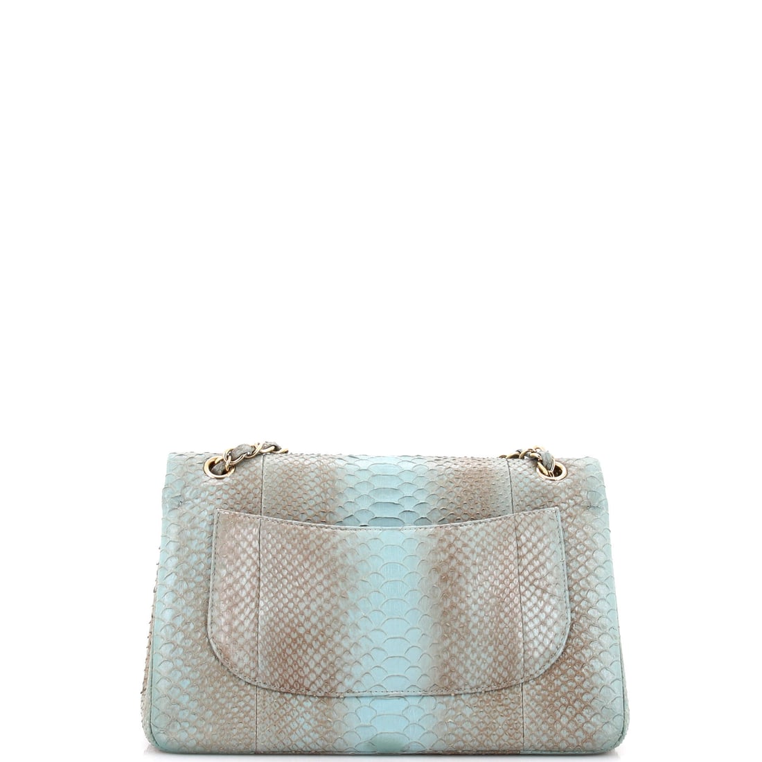 Chanel Classic Double Flap Bag Python Jumbo - 2