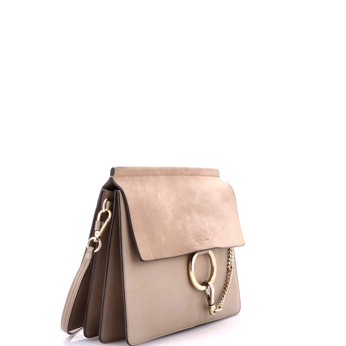 Chloe Faye Shoulder Bag Leather and Suede Medium: Invest in the silhouette; the compliments come free. The Chloe Faye Shoulder Bag and Suede in Neutral Leather checks every box without trying too hard. Presented in the Medium size, leather constructi