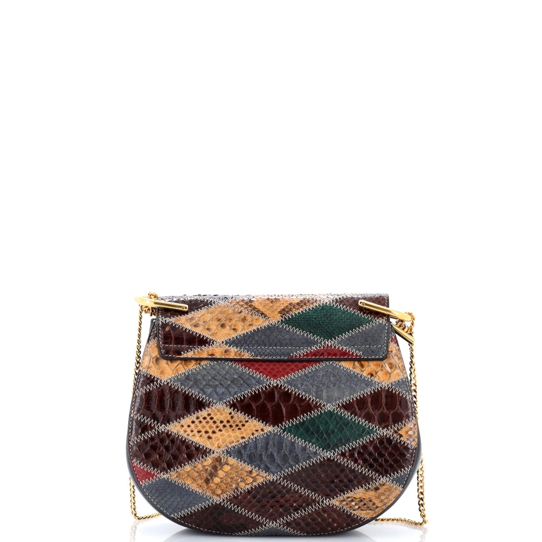 Chloe Drew Crossbody Bag Python Small - 2