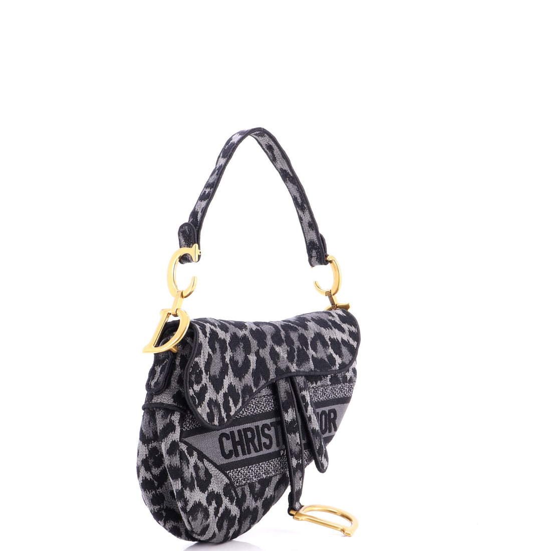 Christian Dior Saddle Handbag Mizza Embroidered Canvas Medium: There is bold, there is daring, and then there is this. The Saddle Handbag Mizza Embroidered is the kind of Christian Dior piece that starts conversations and finishes arguments. Presented in the Medi