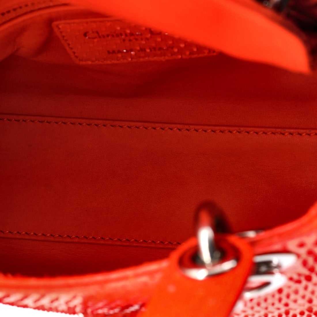 Christian Dior Lady Dior Bag Python Mini - 4