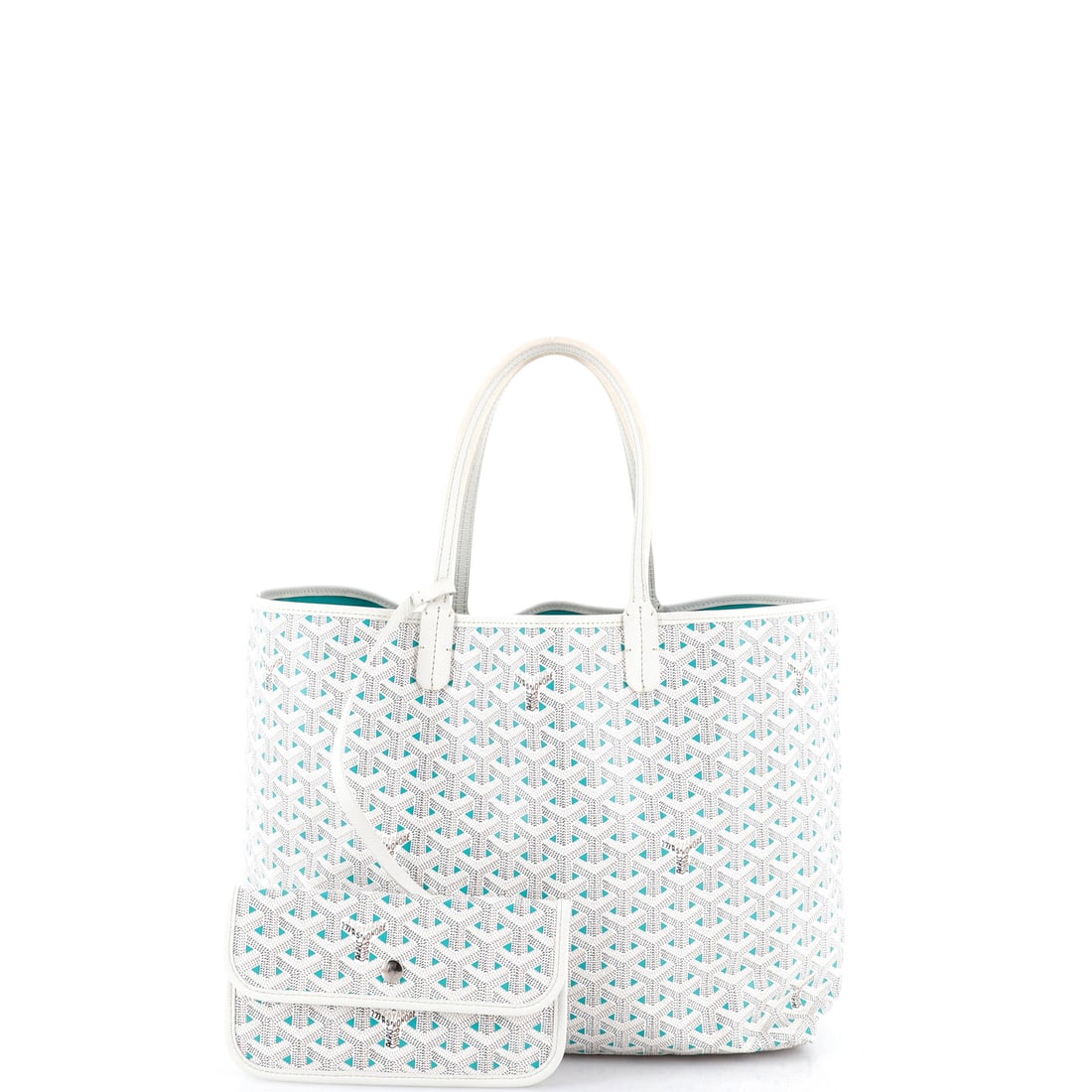 Goyard Saint Louis Tote Claire Voie Coated Canvas PM: Invest in the silhouette; the compliments come free. Goyard designed the Saint Louis Tote Claire Voie for people who demand beauty and practicality in equal measure. Presented in the PM size, coated c