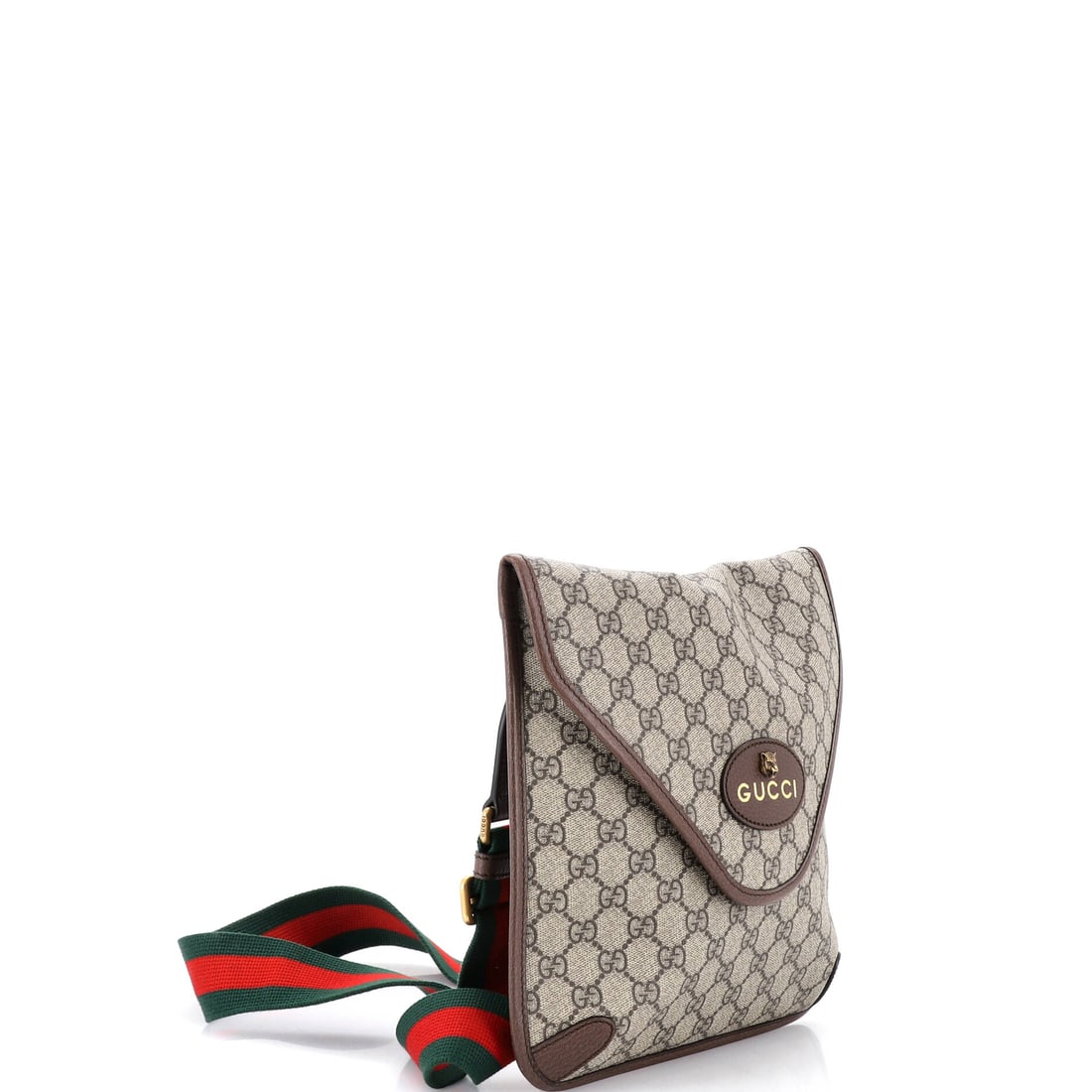 Gucci Neo Vintage Envelope Messenger GG Coated Canvas Medium: When the atelier doors close, only the finest work emerges. In the Gucci lexicon, the Neo Vintage Envelope Messenger is a complete sentence -- nothing to add, nothing to remove. Presented in the Mediu