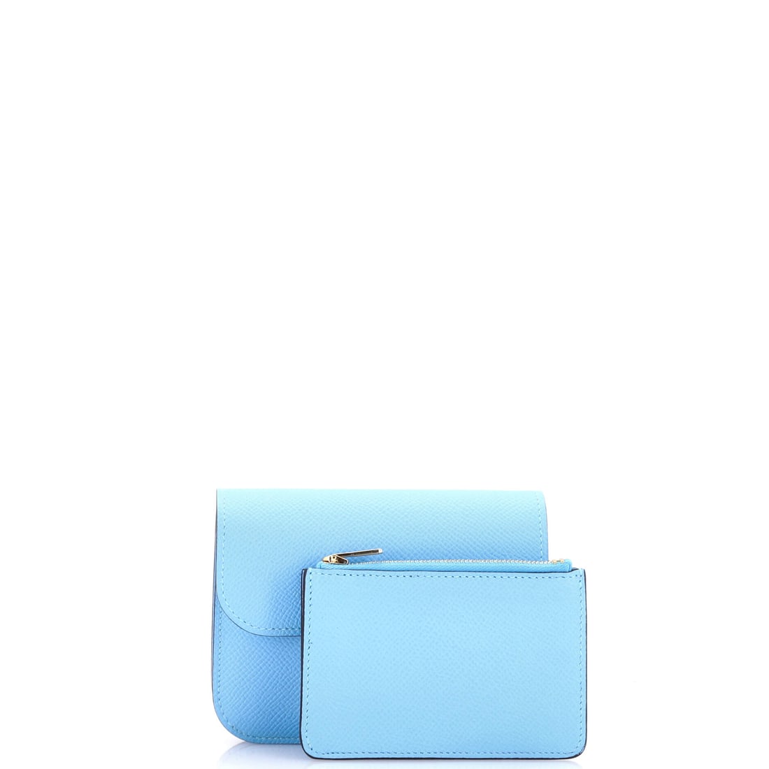 Hermes Constance Slim Wallet Epsom: If maximalism is wrong, this piece does not want to be right. The Hermes Constance Slim Wallet Epsom in Blue premium materials is not asking for permission -- it is making a statement. Presented in a