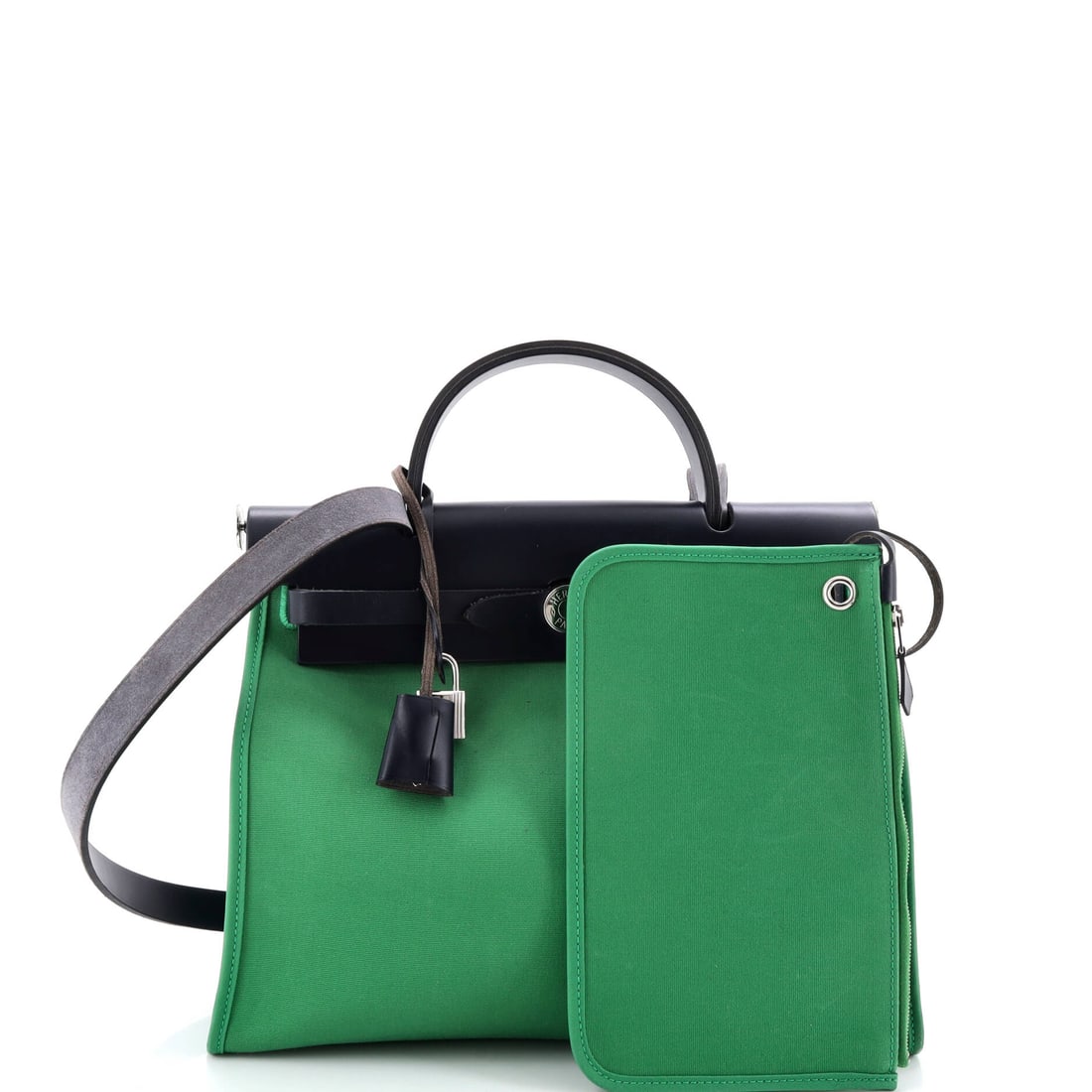 Hermes Herbag Zip Leather and Toile 31: Before it became an icon, someone had to recognize its potential. The Herbag Zip and Toile 31 is among Hermes's most enduring designs, a testament to the maison's uncompromising standards. Presented i