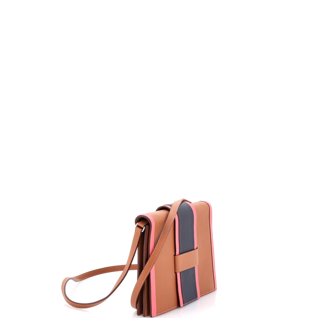 Hermes H Passant Clutch Shoulder Bag Evercolor: Beauty this considered does not happen by chance. This is Hermes at their most poetic -- restrained, resonant, and effortlessly refined. Presented in a brown colorway. Dimensions: approximately 5.5" H