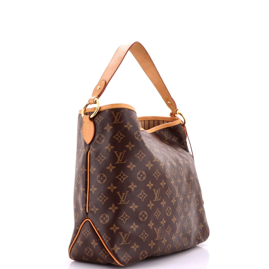 Louis Vuitton Delightful NM Handbag Monogram Canvas MM: A still life in motion -- elegant, composed, complete. This Louis Vuitton Delightful NM Handbag has the kind of beauty that deepens on second glance. Presented in the MM size, monogram canvas construc