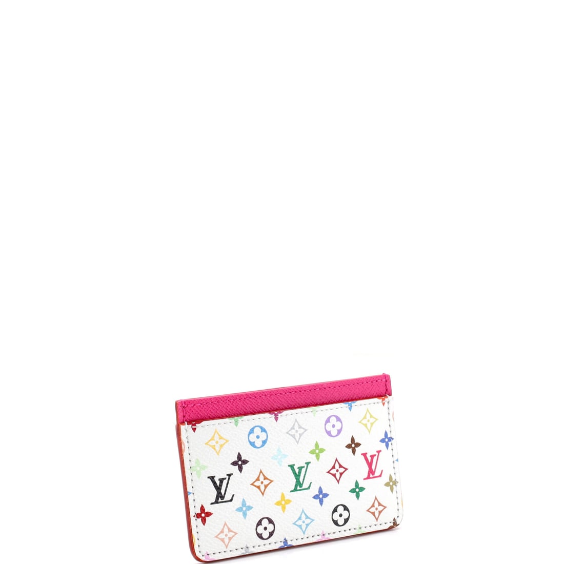 Louis Vuitton x Takashi Murakami Card Holder Monogram Multicolor with Leather: No outfit crisis survives contact with this piece. This Multicolor x Takashi Murakami Card Holder Monogram Multicolor with is a workhorse wrapped in Louis Vuitton's signature finesse. Presented in lea