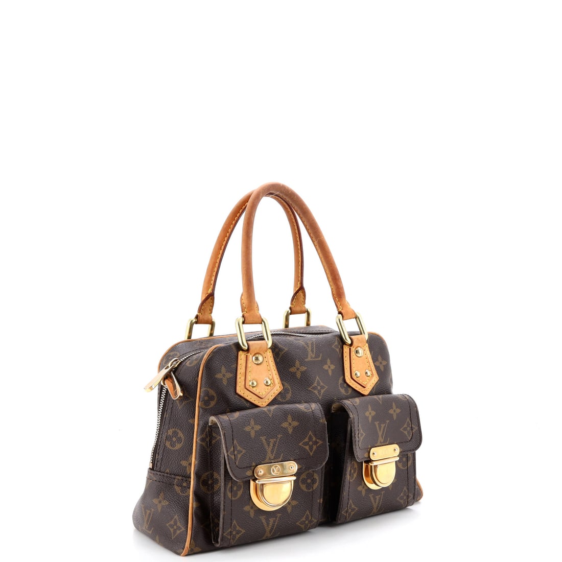 Louis Vuitton Manhattan Handbag Monogram Canvas PM (1 of 7)