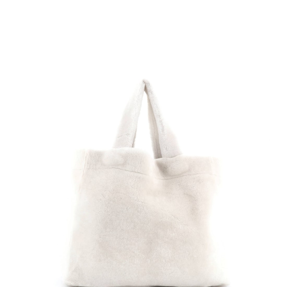 Prada Logo Tote Shearling Medium - 3