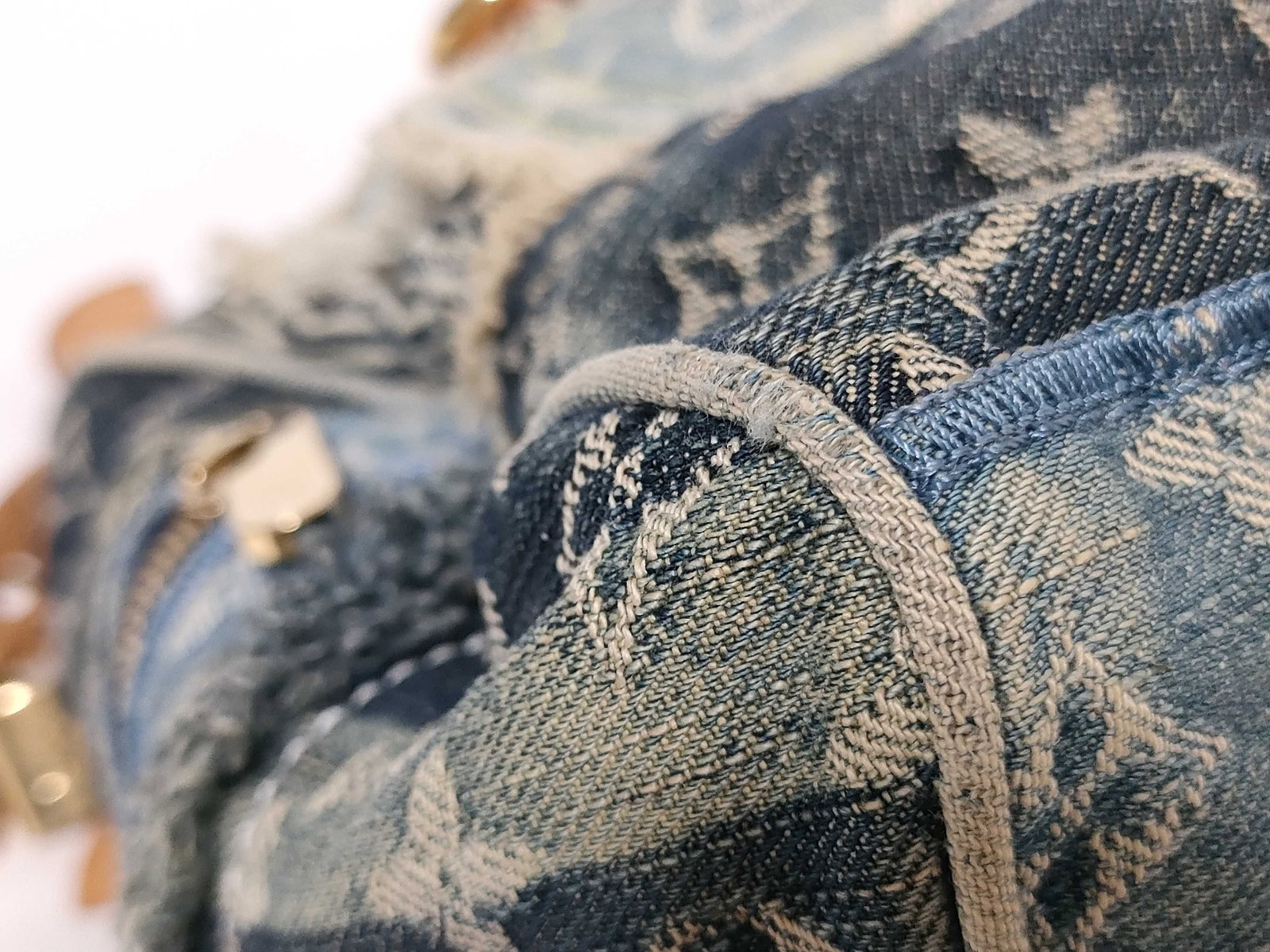 Louis Vuitton Speedy 30, Monogram Denim Patchwork - 8