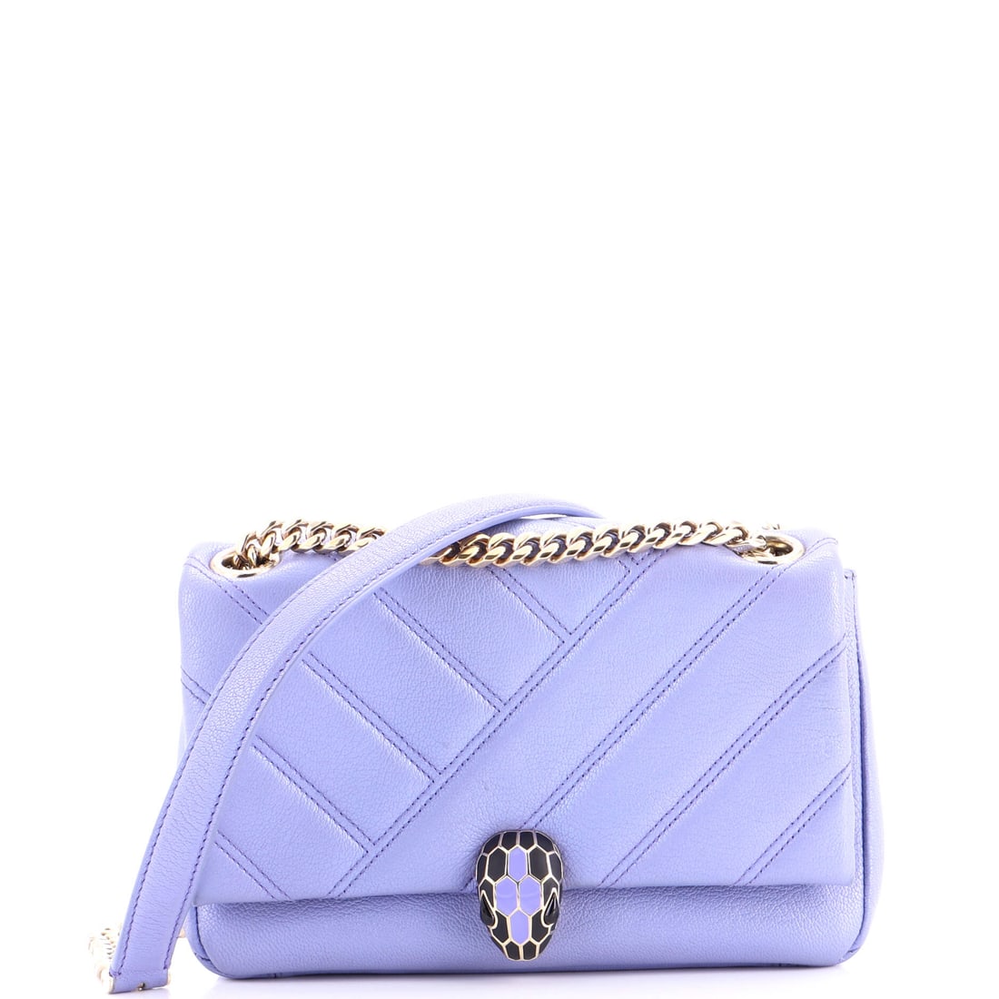 Bvlgari Serpenti Cabochon Shoulder Bag: Absolutely breathtakinga masterpiece of unbridled luxury. The expertly placed pockets and secure fastenings in quilted calfskin makes this an instant classic. The only question: who deserves this trea