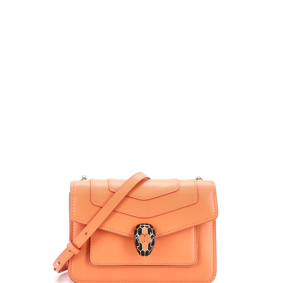 Bvlgari Serpenti Crossbody Bag: Timeless styling starts here with this Bvlgari essential. Crafted from signature coated canvas and finished with sculpted handles and secure fastening, this piece works harder than you think. Luxury d