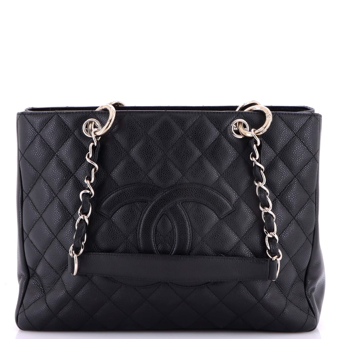 Chanel Grand Shopping Tote: Few labels have mastered the art of timeless elegance as thoroughly as Chanel. Crafted in supple calf leather with meticulous attention, featuring adjustable straps and interior organization. An inves