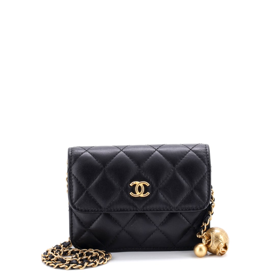 Chanel Pearl Crush Flap Clutch with Chain (1 of 4)