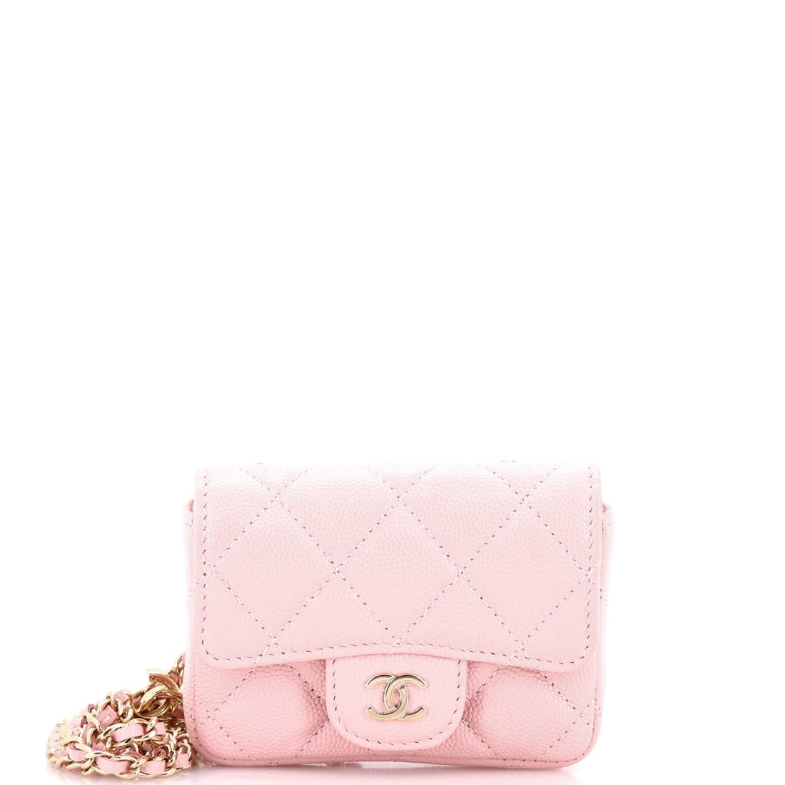 Chanel Classic Flap Chain Belt Bag: Brace yourself for maximum impact courtesy of Chanel. The Quilted Caviar silhouette in embossed canvas, adorned with sculpted handles and secure fastening, is absolutely mesmerizing. This is the momen