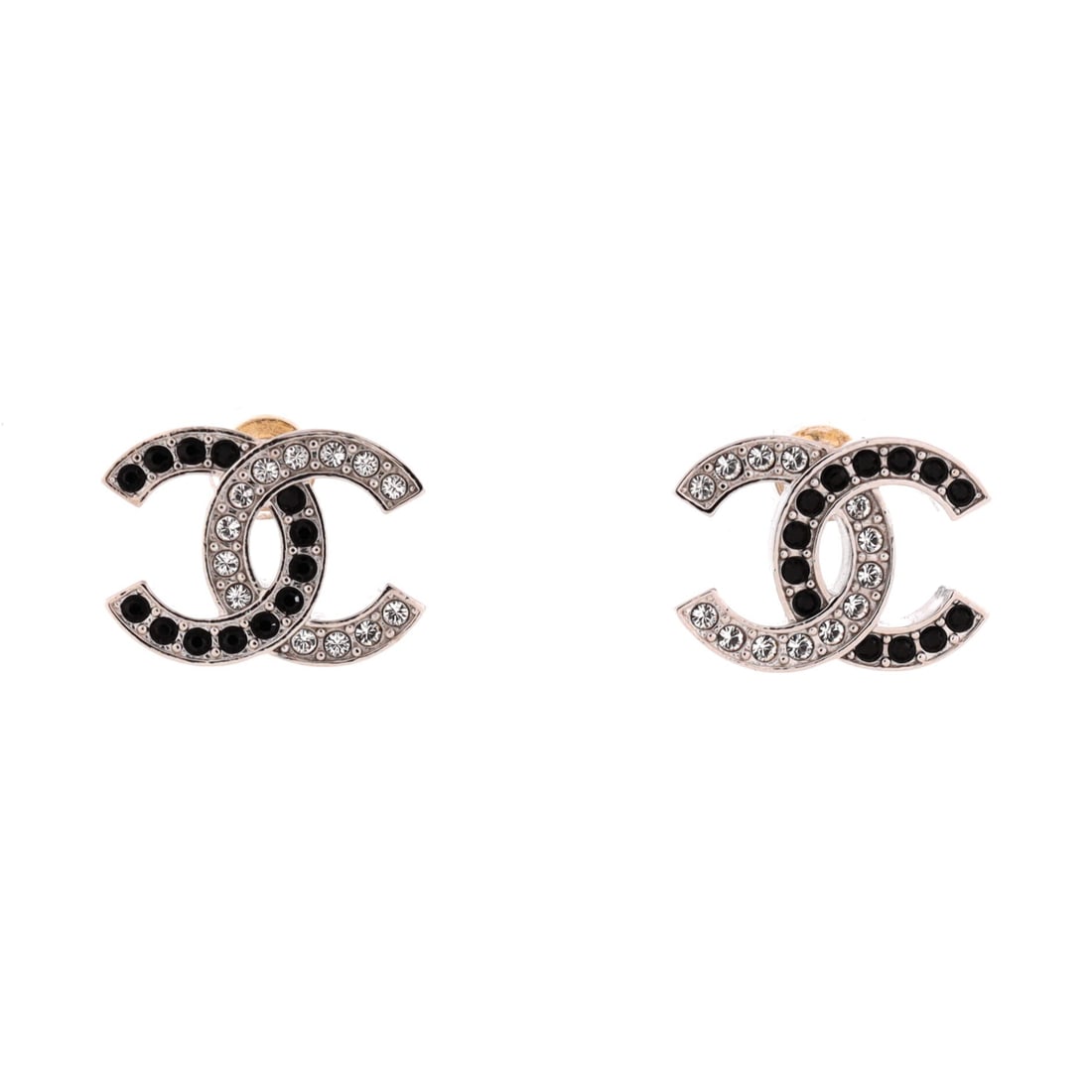Chanel CC Stud Earrings (1 of 3)
