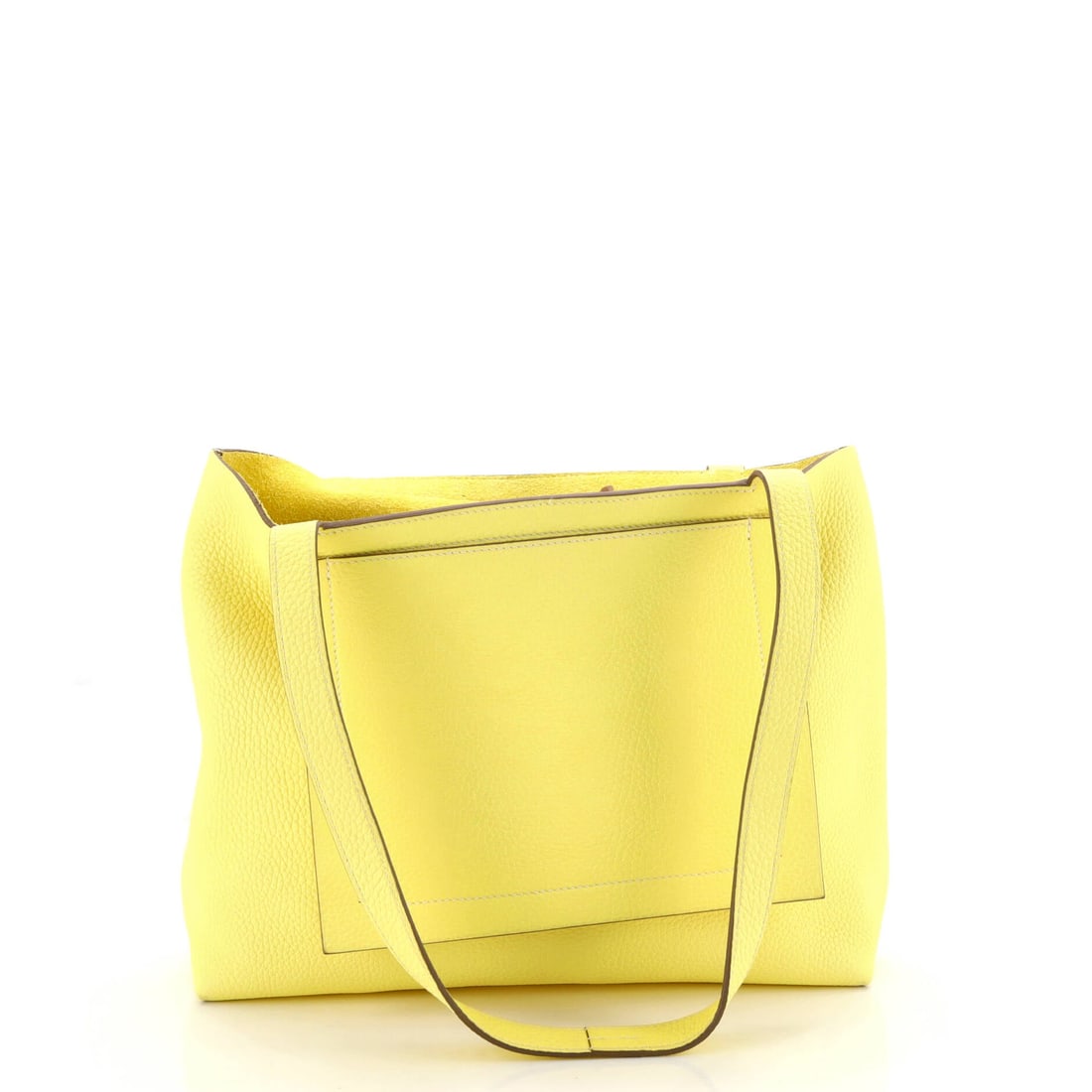 Hermes Cabasellier Tote: Bearing Hermes's hallmark of enduring quality, this creation stands apart. Crafted in lambskin with meticulous attention, featuring precise stitching throughout. This is Hermes at its most refined.