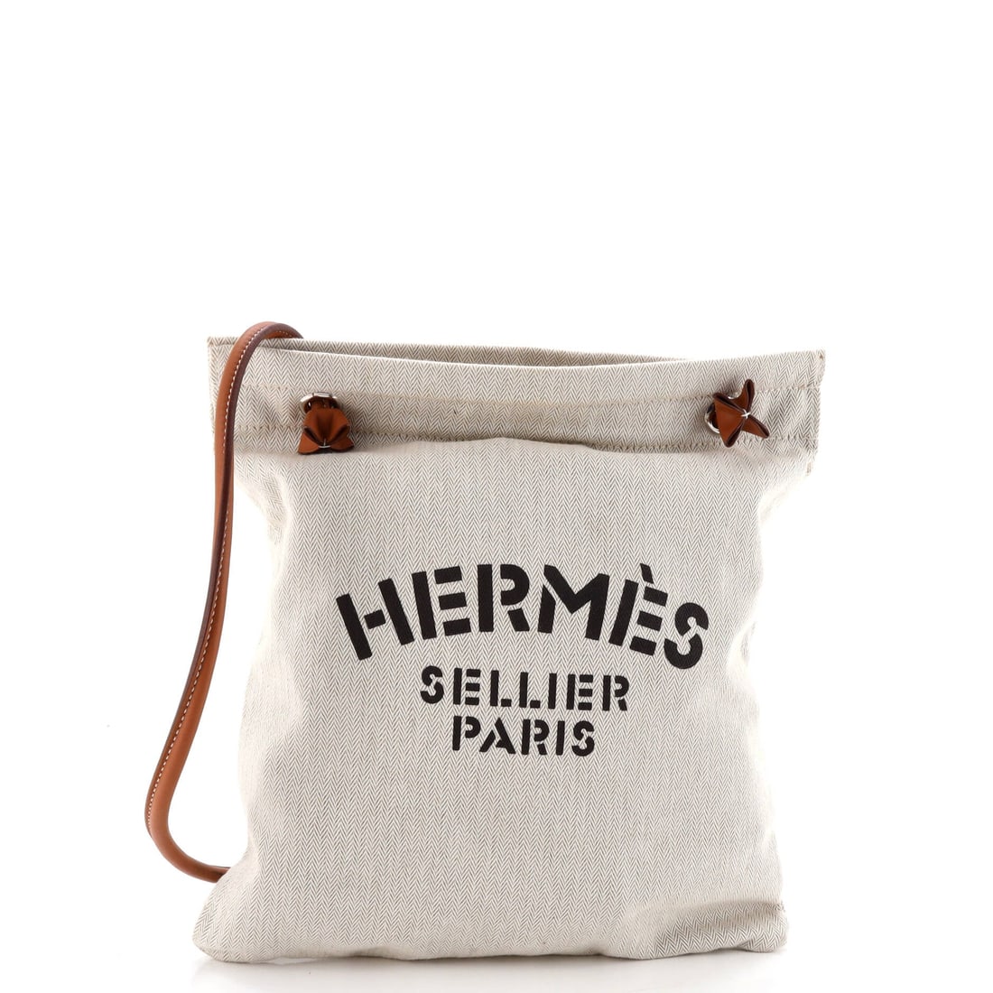 Hermes Aline Bag: Hermes's commitment to craftsmanship shines brilliantly in this Toile creation. This supple calf leather work is marked by adjustable straps and interior organization, showing artisanal care. Few item