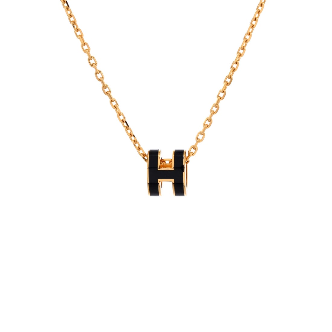 Hermes Pop H Pendant Chain Necklace: Exemplifying Hermes's devotion to heritage excellence, this is luxury distilled. In sterling silver, with lustrous finish, this represents the pinnacle of craftsmanship. A worthy addition to any disce