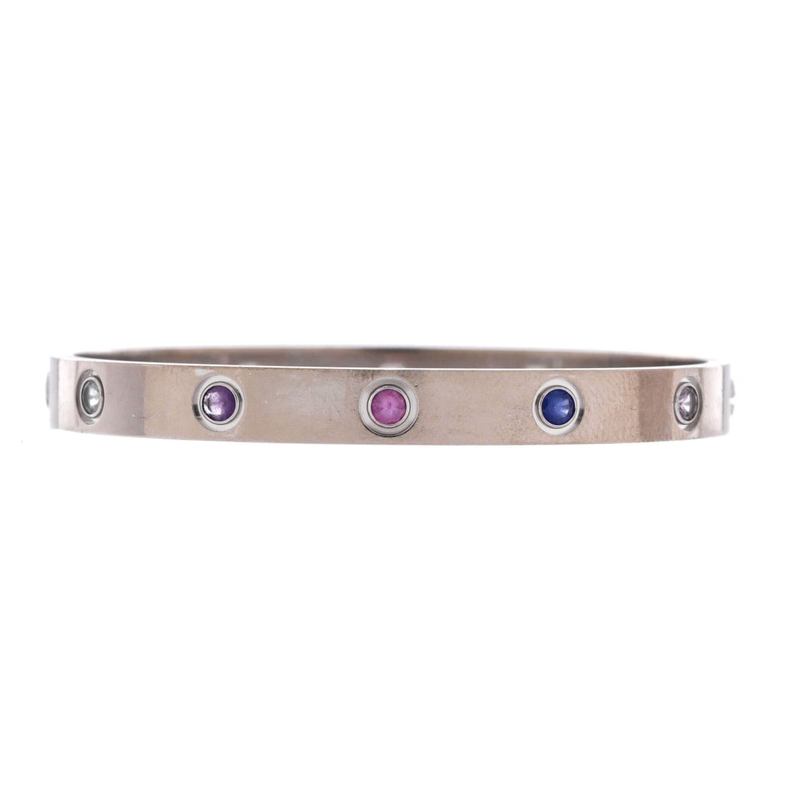 White Cartier Love 10 Stone Bracelet: From the ateliers that defined an era, the White Cartier Love 10 Stone Bracelet arrives with the kind of authority only history can grant. It belongs in a wardrobe where every piece has earned its pla