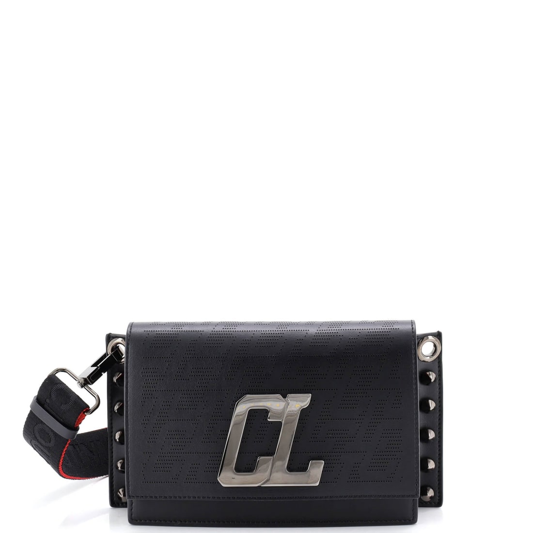 Christian Louboutin Wallstrap Messenger Bag: Some designs are not invented but revealed, refined over decades; this Christian Louboutin Wallstrap Messenger Bag belongs to that rare tradition. Carried by those who dress for themselves first, and 
