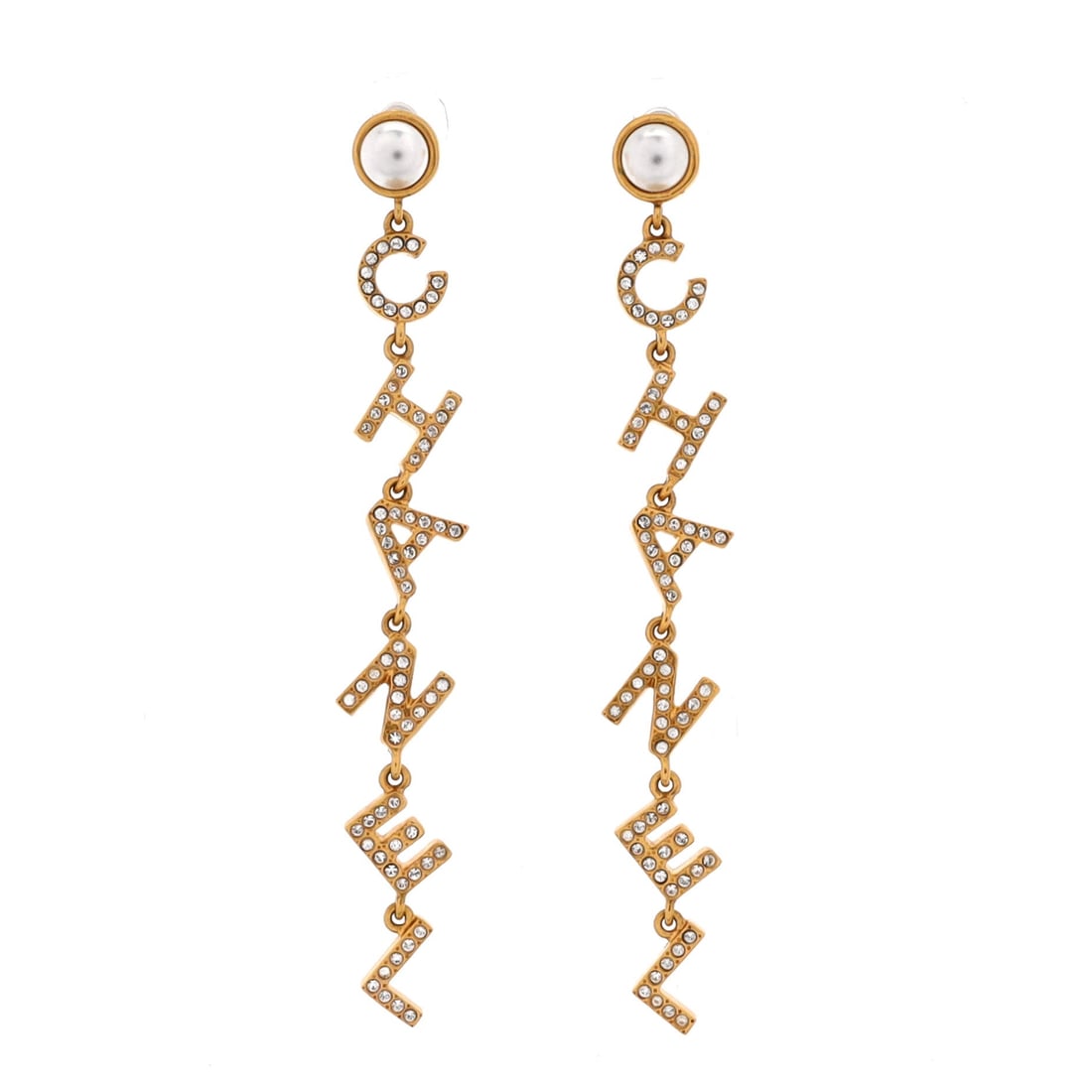 Chanel 90's Icon Letter Drop Earrings: Steeped in the history of its maison, the Chanel 90's Icon Letter Drop Earrings reflects the kind of craftsmanship that needs no introduction. It belongs in a wardrobe where every piece has earned its