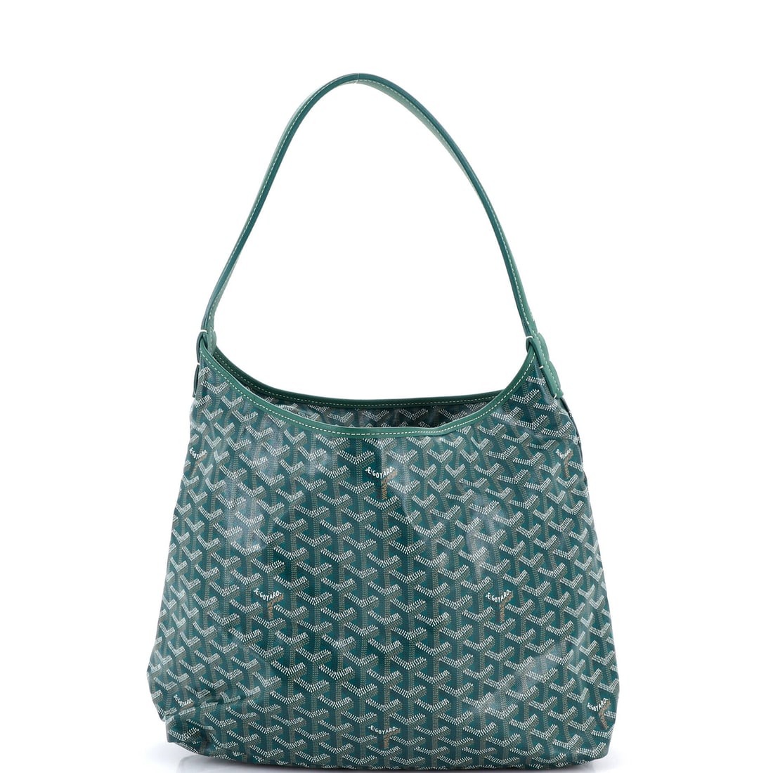 Goyard Boheme Hobo Coated Canvas: The Coated Canvas Goyard Boheme Hobo is the kind of piece a stylist keeps in heavy rotation -- and never lends out. rendered in Coated Canvas. As at home on a Tuesday as it is on a Saturday night. For
