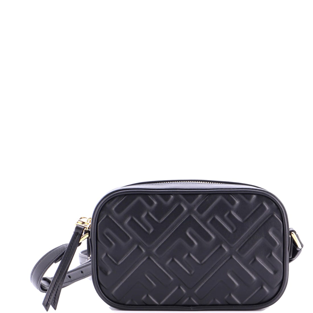 Fendi Camera Case Bag Zucca Embossed Leather Mini: Steeped in the history of its maison, the Zucca Embossed Leather Fendi Camera Case Bag reflects the kind of craftsmanship that needs no introduction. Presented in size Mini, rendered in Zucca Embossed