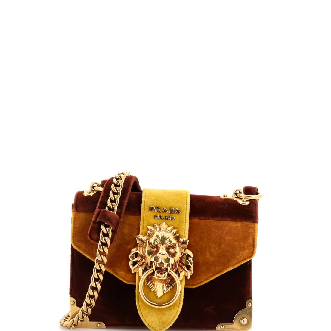 Prada Animalier Cahier Crossbody Bag Velvet Small (1 of 7)