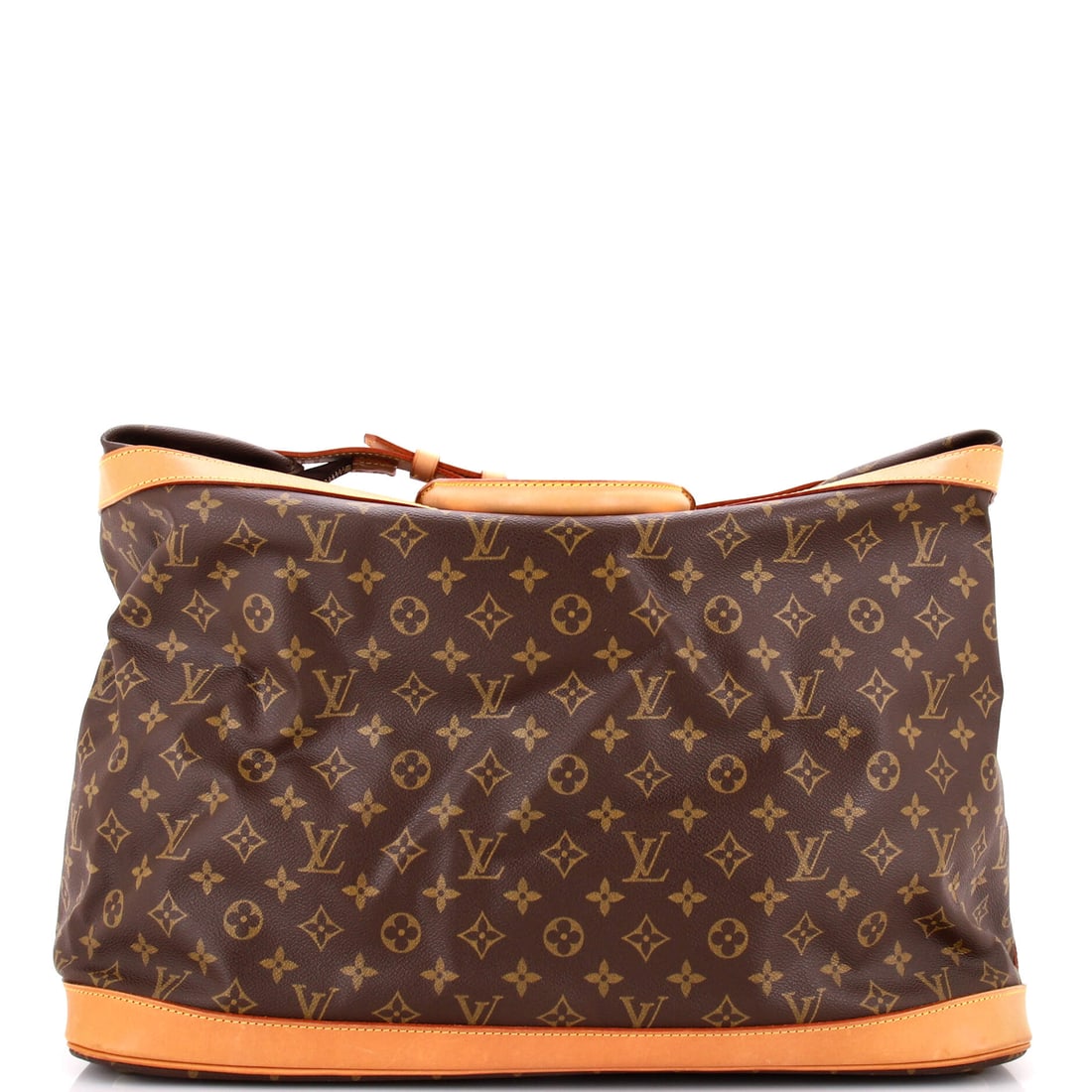 Louis Vuitton Cruiser Handbag Monogram Canvas 50: Smart, sharp, and thoroughly modern, the Monogram Canvas Louis Vuitton Cruiser Handbag earns its place in any wardrobe. Presented in size 50, rendered in Monogram Canvas. Made for a life lived beautif