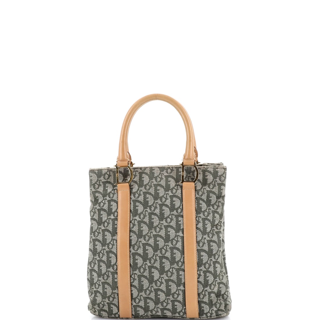 Christian Dior Vintage Open Tote Diorissimo Canvas Small: Some designs are not invented but revealed, refined over decades; this Diorissimo Canvas Christian Dior Vintage Open Tote belongs to that rare tradition. Presented in size Small, rendered in Diorissim