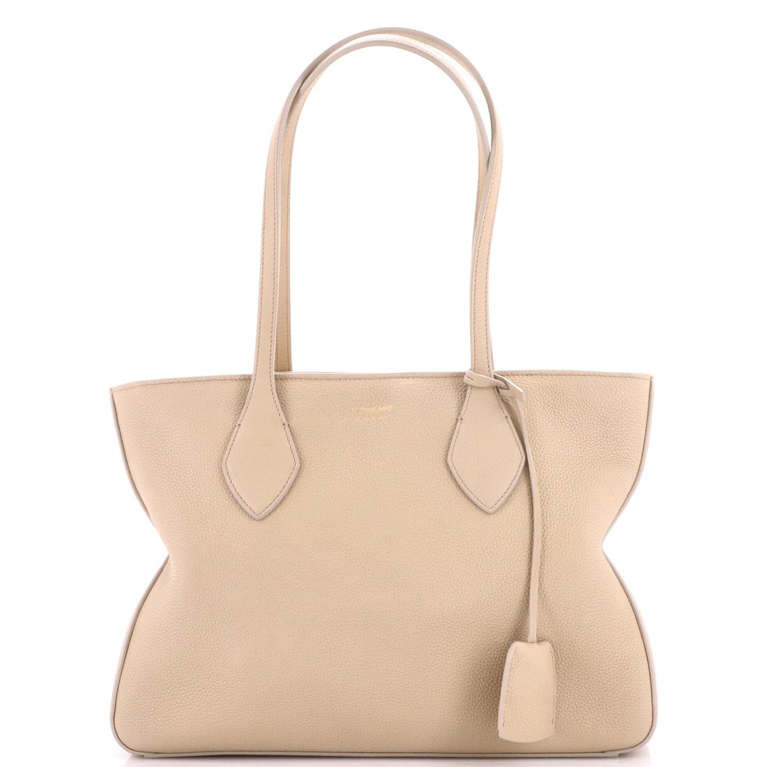 Salvatore Ferragamo Fold Side Star Tote, Leather, Medium: There is no rush in objects of this caliber; the Salvatore Ferragamo Fold Side Star Tote in Leather (Medium) arrives finished and stays that way. An object that suits a life already arranged, it slots