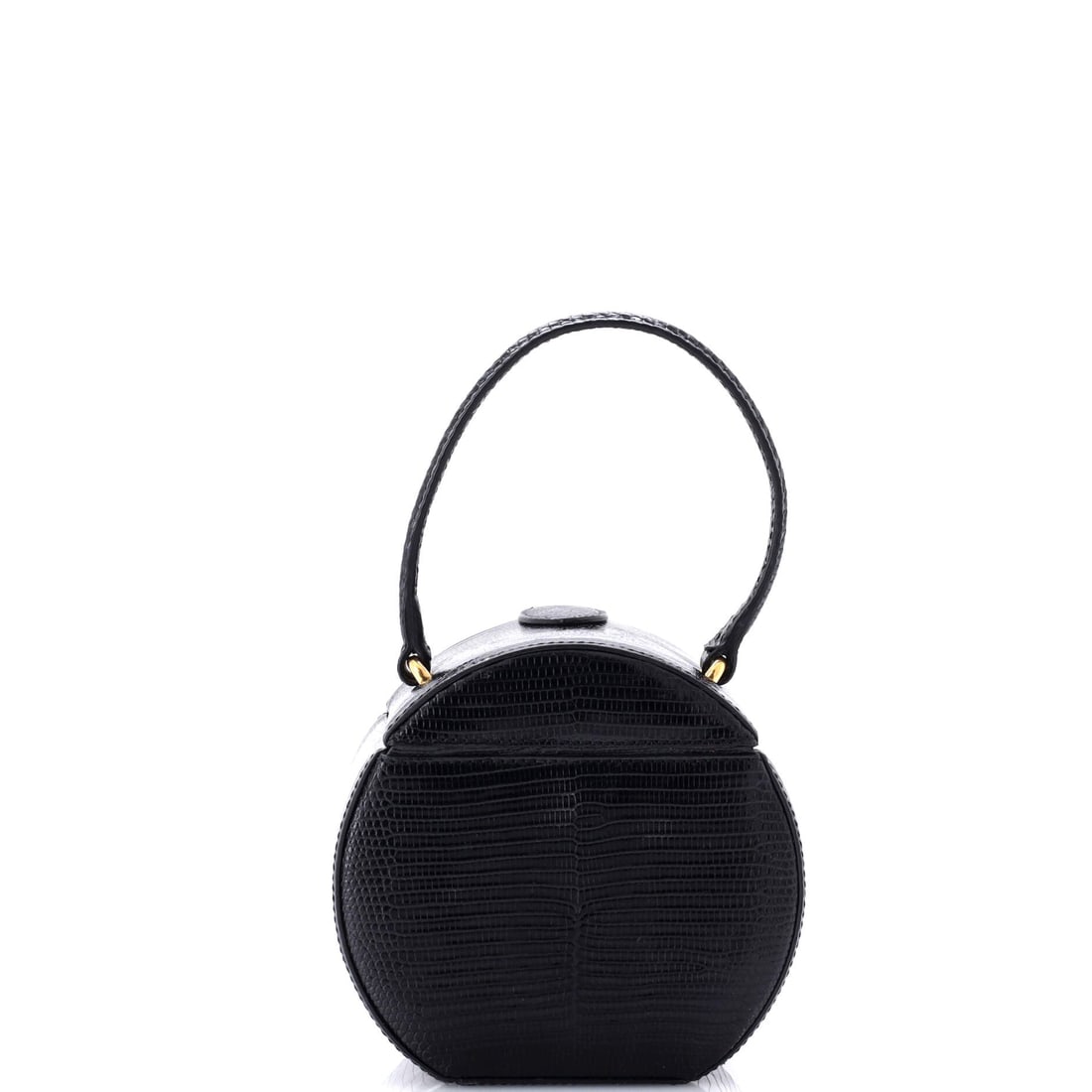 Celine Round Box Bag, Lizard - 3