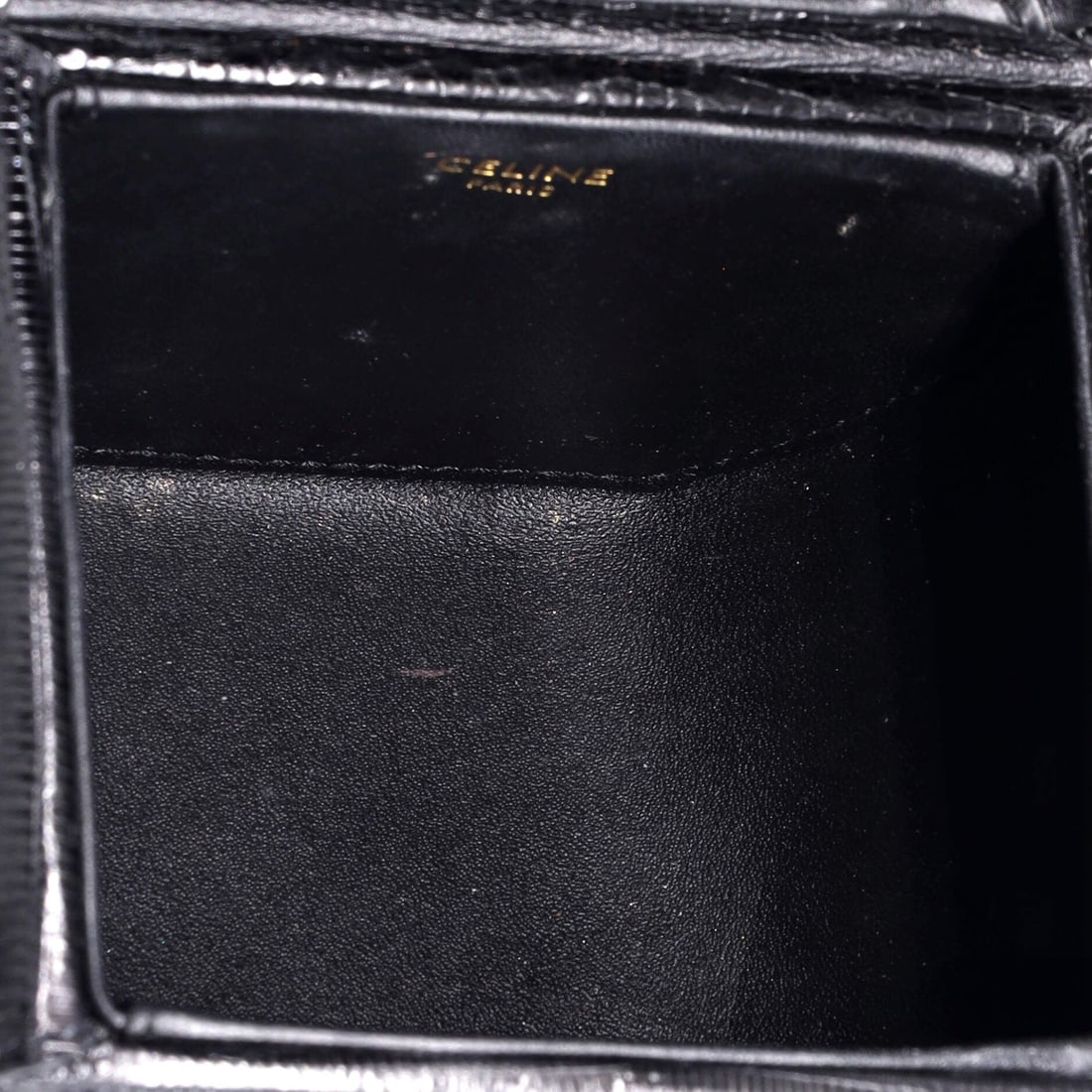 Celine Round Box Bag, Lizard - 5